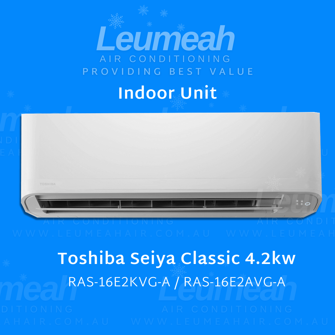 Toshiba RAS-16E2KVG-A RAS-16E2AVG-A Main Image Perfect for a medium living area and large bedroom areas.